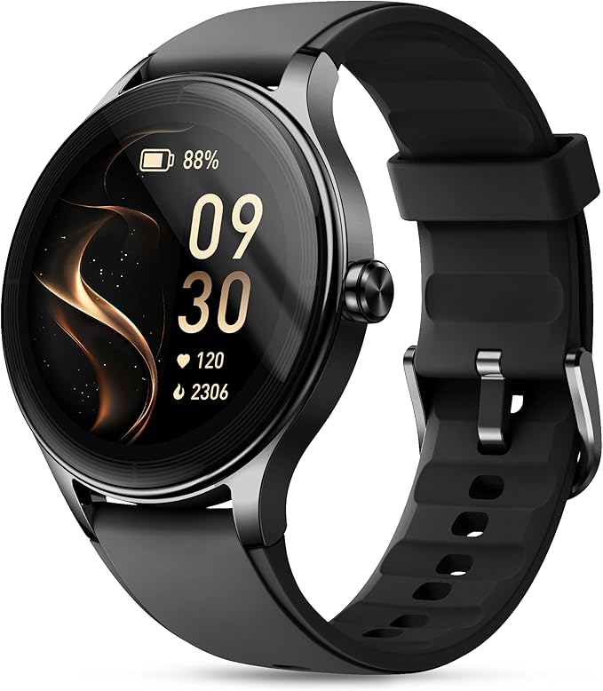Smart Watch for Women, Ladies & Men, 1.27'' Fitness Watch [41mm case] with Call Receive/Dial, Heart Rate/Stress/Sleep Monitor, AI Voice, IP68 Waterproof Smartwatch with Calculator, Calendar, Games