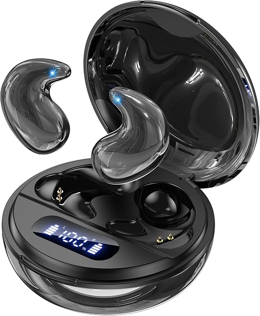 Sleep Earbuds for Side Sleepers, Invisible Flat Tiny Hidden Sleep Earbuds