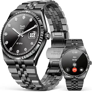 Luxury Smart Watch for Men, Bluetooth Calls, Activity Tracker, Android iOS