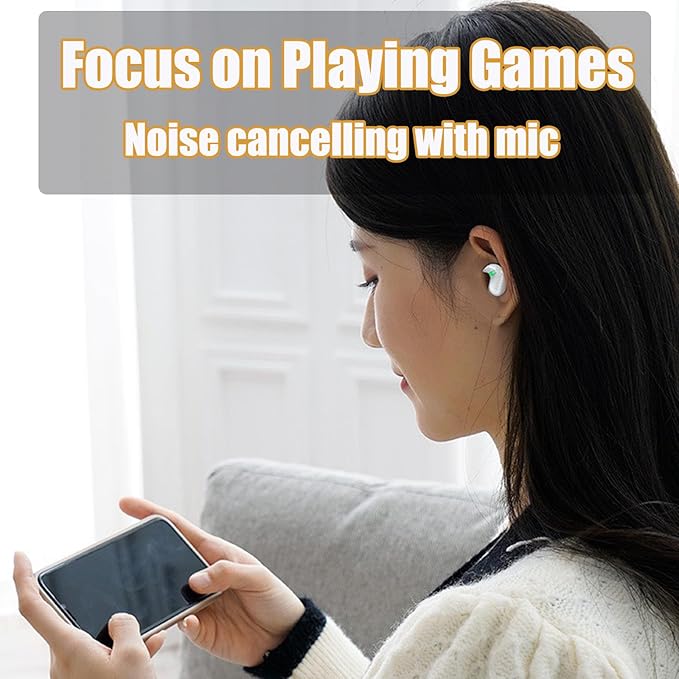Sleep Headphones Sleep Earbuds Noise Cancelling Invisible Earbuds Wireless Headphones Sleep Headphones Wireless Bluetooth 5.3 Sleep Earbuds Sleep Earbuds for Side Sleepers