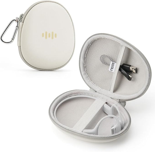 Headphone Case for SHOKZ OpenRun Pro 2/OpenRun/OpenMove Bone Conduction Headphones, Portable Hard Travel Carrying Case Bag for PSIER/SUNGDOGIN/CXK Open-Ear Bluetooth Wireless Sport Headphones