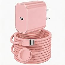 USB C Apple Watch Charger,[MFi Certified] iPhone Fast Magnetic iWatch Charger 6ft USB C Charging Cable Cord and Type C Wall Charger Block for Apple Watch Series 12/11/10/9/Ultra/8/7/SE/SE2/6/5/4/3/2