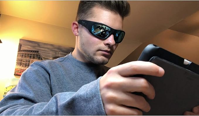 OhO Smart Glasses,Polarized Sunglasses with Bluetooth Speaker,Athletic/Outdoor UV Protection and Voice Control,Unisex
