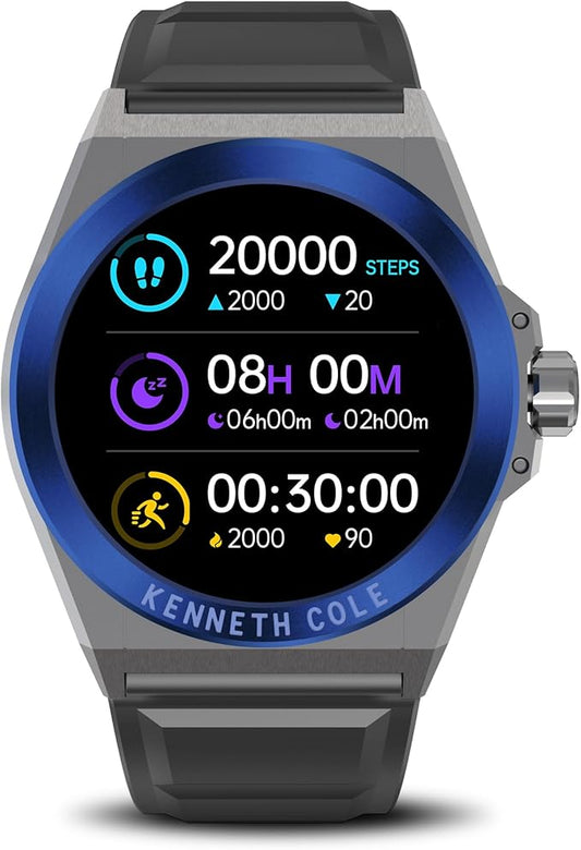 Smart Watches for Men, 1.32" HD Round Touchscreen Smartwatch, Heart Rate/SpO2/Sleep Monitor, Call Notification, 100+ Sports Modes, IP68 Waterproof Fitness Watch for iPhone Android Compatible (Blue)