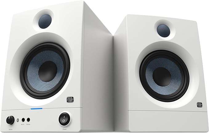 PreSonus Eris 5BT White 5.25-inch Media Reference Monitors with Bluetooth Wireless Technology