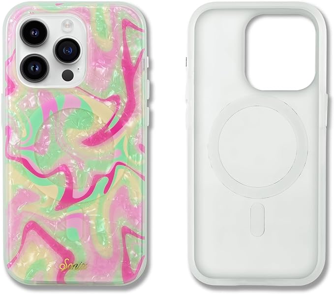 Sonix Case for iPhone 15 Pro Max | Compatible with MagSafe | 10ft Drop Tested | Strawberry Matcha