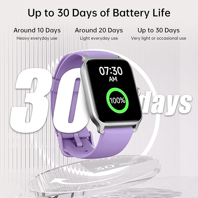 Tensky Smart Watch for Women, 1.85'' HD Touchscreen Lady Smartwatch for Android/iPhone/Samsung/(Bluetooth Call), Alexa Built-in, 100+ Sport Modes Fitness Digital Tracker,Sleep/Heart Rate/SpO2 Monitor