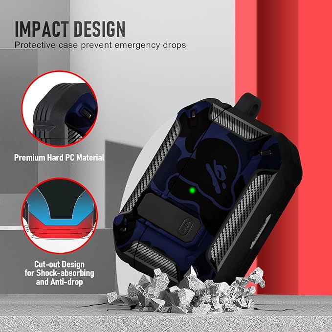 Compatible with Airpods Pro 3 Case(2025),for Airpods Pro 3rd Generation Cases Cover with Keychain Cleaner Kit Soft Silicone Shockproof Cover for Women Men