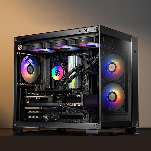 PCCOOLER ARGB CPU Cooler, 360mm AIO Water Cooling with 120mm Silent ARGB Fans, Infinite Halo Lighting, Compatible with Intel LGA 115X/1200/1700/20XX & AMD AM4/AM5(CPS DA360 Pro)