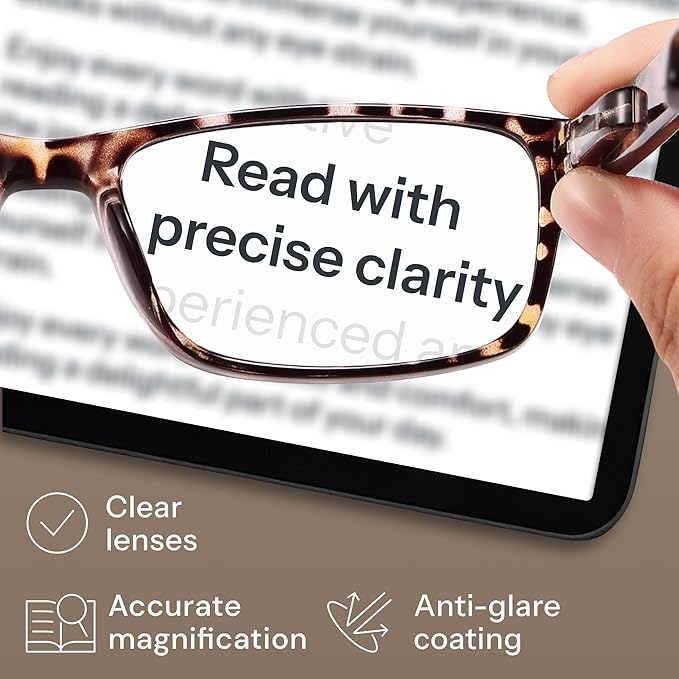 Gaoye 3.0 Professional Reading Glasses for All Day - Computer Readers with Blue Light Protection - Value Pack