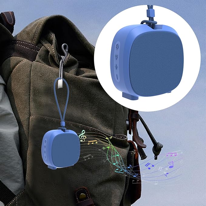 Portable Bluetooth Speakers, RGB Lights TWS Speakers，Wireless IPX5 Waterproof Mini Speaker with Loud Stereo Sound,15 Hours Playtime, Rechargeable Battery.