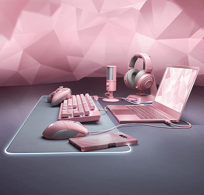 Razer Kraken Pink Kitty Edition, Wired (Renewed)