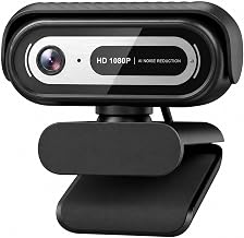 1080P Webcam for PC,90°FOV Web Camera with Noise-Canceling Microphone, USB Plug-and-Play Computer Camera, 30FPS &Privacy Cover Web Cam for Online Calling/Conferencing, Laptop/PC - Image 1