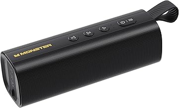 Monster S290 Bluetooth Speaker, Portable Bluetooth Speaker With 30W Loud Stereo Sound, Bluetooth 6.0, 15H Playtime, TWS Pairing, Support AUX/TF Card, IPX6 Waterproof Wireless Speaker for Home, Outdoor - Image 1