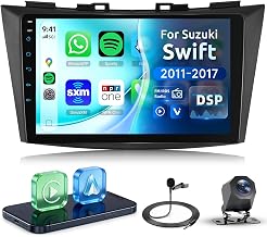 9'' Car Stereo for Suzuki Swift 2011-2017, Wireless CarPlay Android Auto