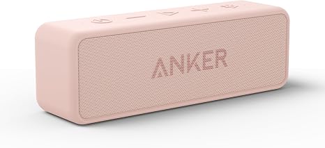 Anker soundcore 2 Portable Bluetooth Speaker, 24-Hour Playtime, IPX7