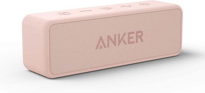 Anker soundcore 2 Portable Bluetooth Speaker, 24-Hour Playtime, IPX7