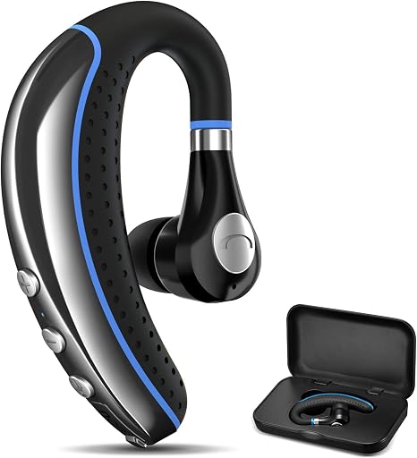 Bluetooth Headset, Wireless Earpiece V5.0 Bluetooth Earpiece Ultralight Hands Free for Business/Office/Driving/Sporting