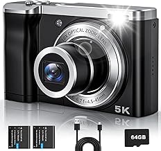 CAMKORY 5K Vlogging Camera 56MP Digital Camera 10x Optical Zoom - Image 1