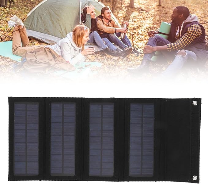 40W Portable Foldable Solar Panel for Outdoor Camping Hiking, High Efficiency Solar Charger with USB Output