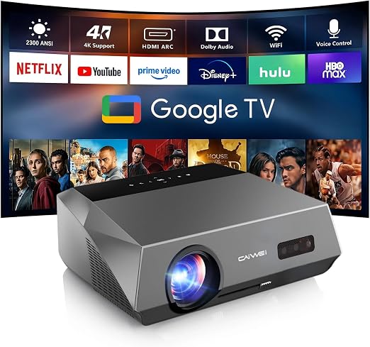 Daytime Smart 4K Projector with Google TV, Dolby Audio,HDMI ARC 2.1, HDR10 - Image 6