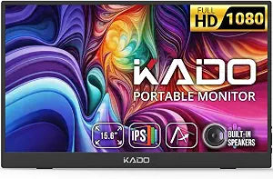 Kado Portable Monitor 15.6-inch FHD 1080p Ultra-Slim Laptop Monitor