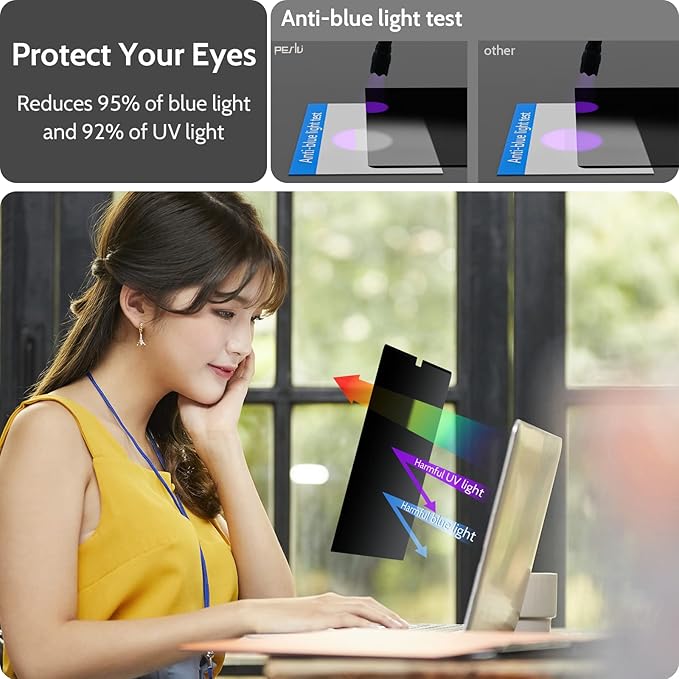 Magnetic Privacy Screen for MacBook Pro 16 Inch (2021-2026, M1, M2, M3, M4, M5), 16inch Removable Matte Anti Blue Light Glare Private Filter Protector for Mac Pro 16.2" Laptop