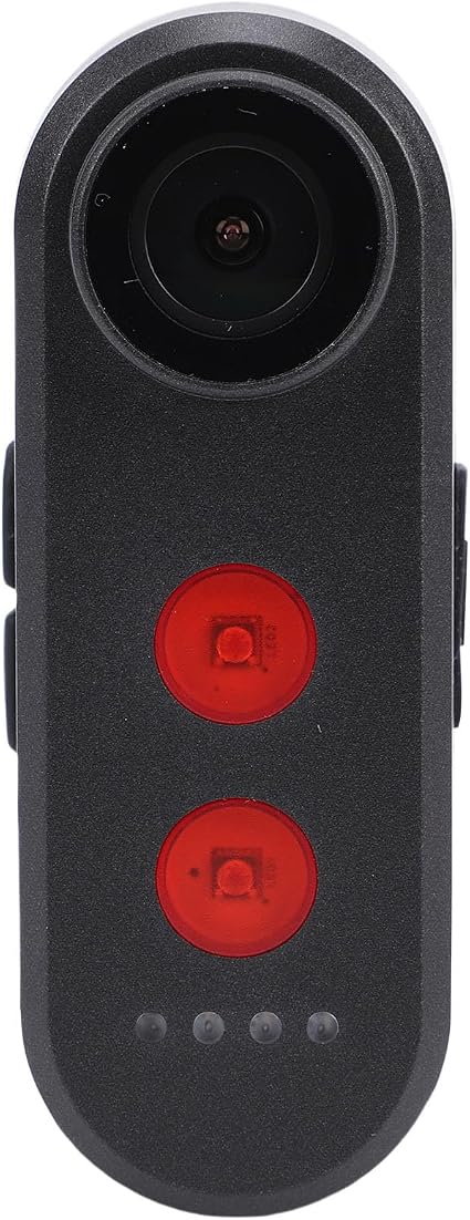 Asixxsix Bike Camera with Tail Light, 1080P Rear View Camera 4K HD 140 Wide Angle IPX6 Loop Recording, APP Control with 5000mAh Battery for Mountain Road Bike E Bikes