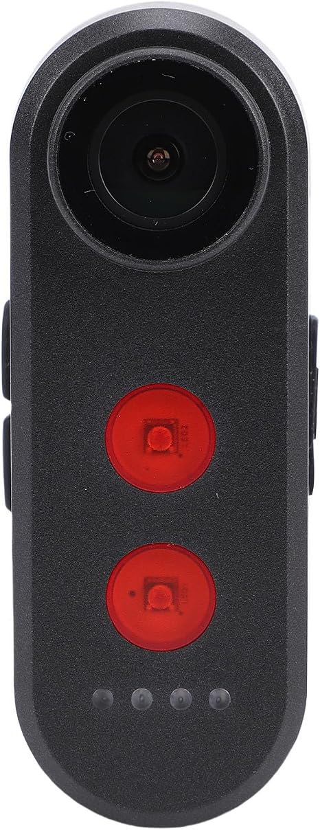 Asixxsix Bike Camera with Tail Light, 1080P Rear View Camera 4K HD 140 Wide Angle IPX6 Loop Recording, APP Control with 5000mAh Battery for Mountain Road Bike E Bikes
