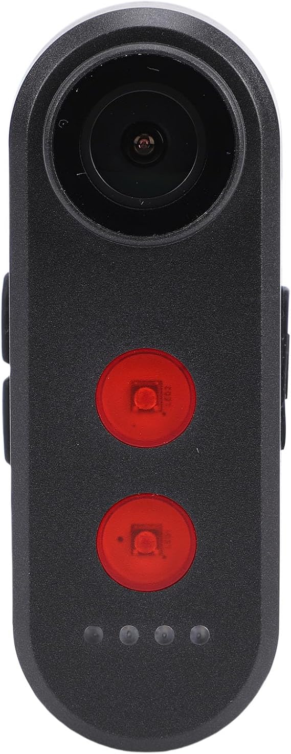 Asixxsix Bike Camera with Tail Light, 1080P Rear View Camera 4K HD 140 Wide Angle IPX6 Loop Recording, APP Control with 5000mAh Battery for Mountain Road Bike E Bikes