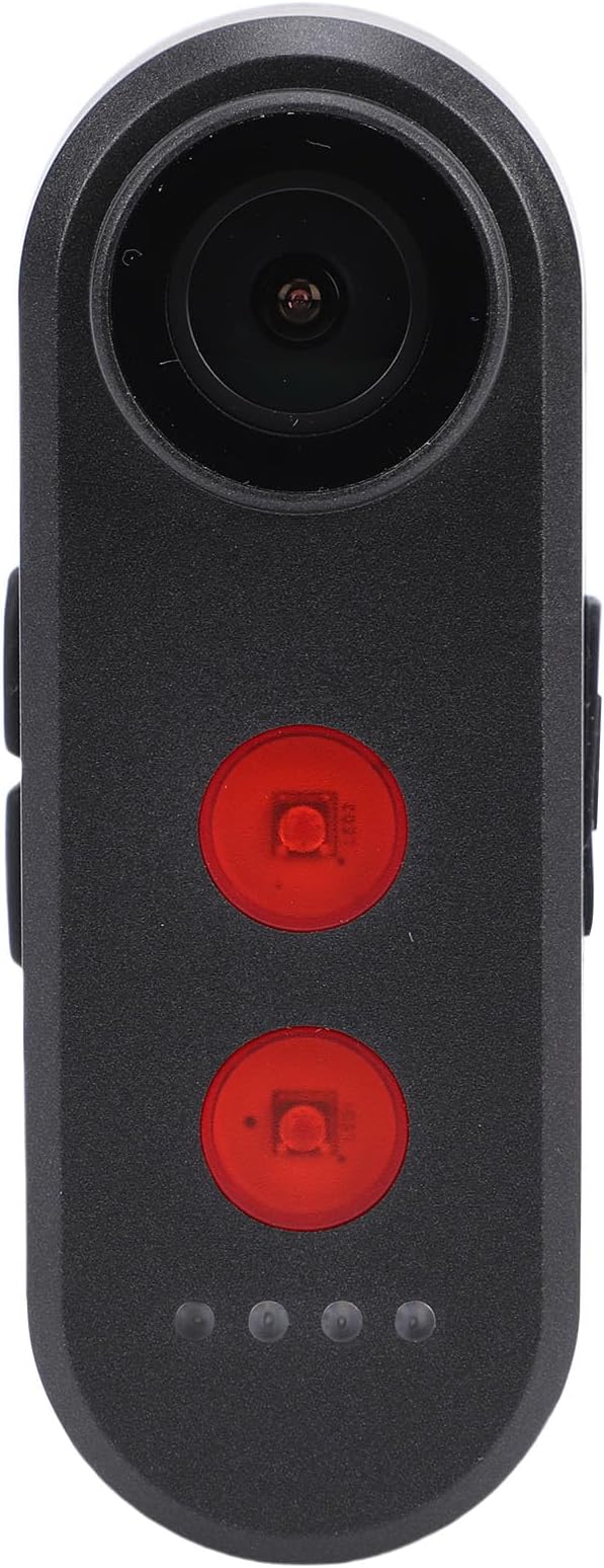 Asixxsix Bike Camera with Tail Light, 1080P Rear View Camera 4K HD 140 Wide Angle IPX6 Loop Recording, APP Control with 5000mAh Battery for Mountain Road Bike E Bikes
