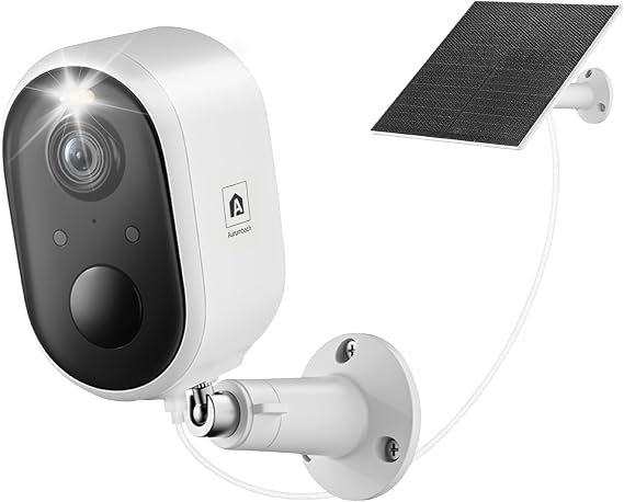 Solar Security Camera Outdoor Wireless, 2K Color Night Vision, Battery Powered PIR Motion Detection,2.4GHz WiFi Cameras for Home Surveillance, Light and Sound Alarm, 2-Way Audio - Image 7