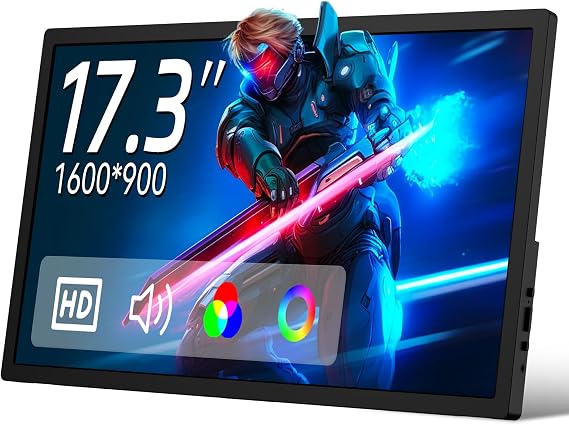 17.3 Inch Portable Monitor Suitable for Both Office and Home Use