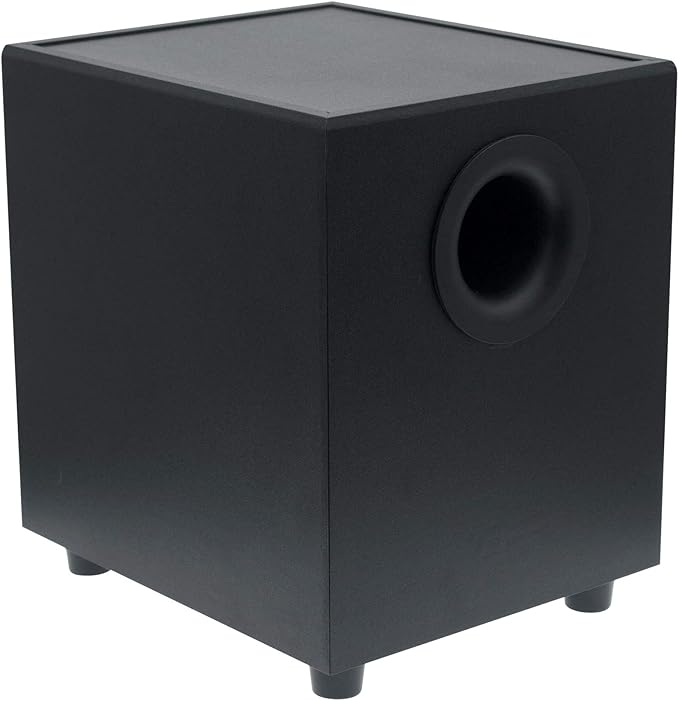 Rockville CT80 8" 70V Commercial Subwoofer, Wall-Mount Bracket, Deep Bass, Wide Frequency, Durable Build, for Restaurants and Conference Rooms