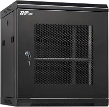 12U Wall Mount Network Cabinet, Lockable Mesh Door Server Rack Enclosure, 19" IT Equipment - Image 1
