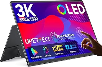 UPERFECT OLED Portable Monitor Touchscreen, 14" 3K 120Hz Gaming Monitor - Image 1