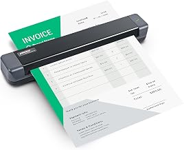 Plustek Mobile Scanner S410 Plus - Portable Sheet-Fed Document Scanner - for Windows 7 / 8 / 10 / 11, Featuring Button-Free Scanning with Included OCR Software - Image 1