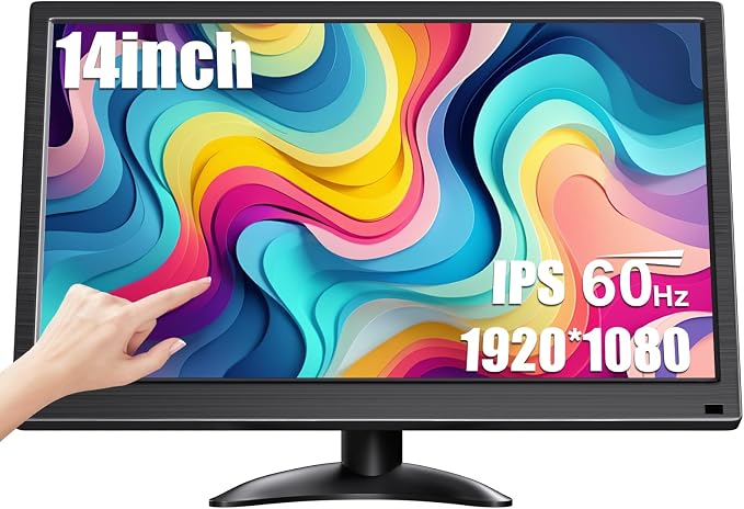 14 Inch Touch Screen Monitor FHD 1080P 99%sRGB IPS/HDMI/USB-C PC Monitor
