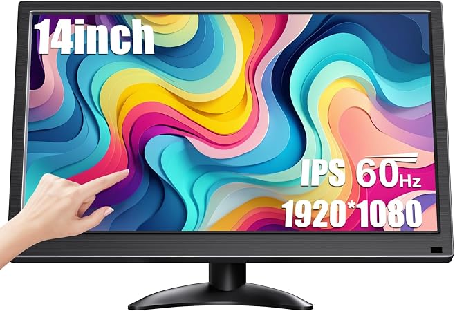 14 Inch Touch Screen Monitor FHD 1080P 99%sRGB IPS/HDMI/USB-C PC Monitor