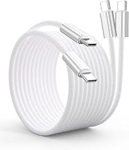 15FT USB C Fast Charge & Data Cable Long 2-PK,USBC 220W for Apple,Sam/Sung