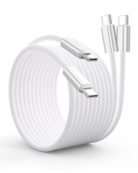 15FT USB C Fast Charge & Data Cable Long 2-PK,USBC 220W for Apple,Sam/Sung