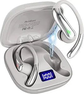 AI Translation Earbuds Real Time 50H Playtime Translator Ear Buds Audifonos Traductores Inglés Español 4-in-1 Translator Wireless Earphones for Trave/l Business/Learning Beige