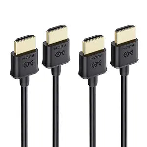 Cable Matters 2-Pack 4K Ultra Thin HDMI Cable, 6ft
