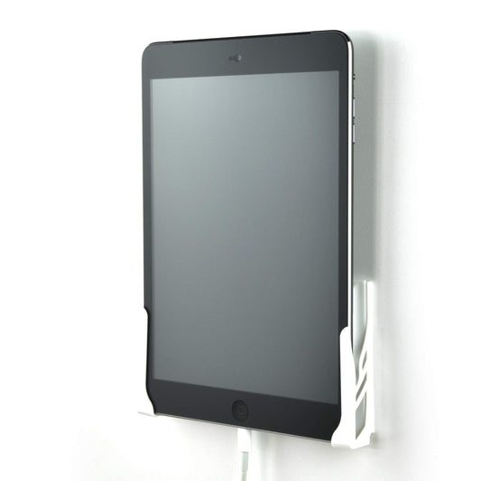 Dockem Koala Wall Mount 2.0: Damage-Free Universal Dock for Smartphone, Tablet, eReader: for iPad 1, 2, 3, 4, Air, Mini, iPad Pro, Samsung Galaxy Tab/Note, Google Nexus, Microsoft Surface (White)