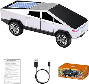 WSTER WS-699 Solar Cybertruck Bluetooth Speaker (Silver)