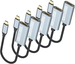 USB C to HDMI Adapter 5-Pack 4K@60Hz,Type C to HDMI Male to Female 3D HDR - Image 1