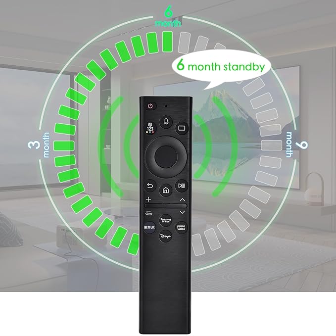 for Samsung Smart TV Voice Remote,for All 2019 to 2025 Samsung Remote,Replacement Control for The Frame/Crystal UHD/QLED/NEO QLED/Curved 4K 8K TVs