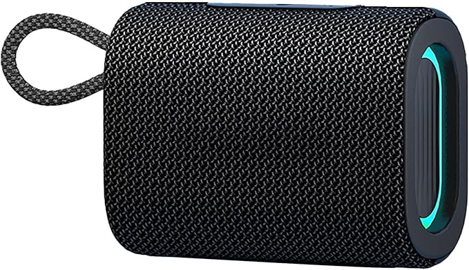 Bluetooth Speaker IPX5 Waterproof with 3 RGB Light Modes, 8H Playtime, 5W HD Sound, TF/AUX Support, Portable for Outdoor/Indoor Use