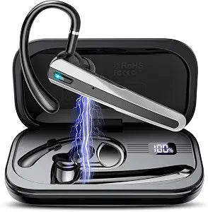 Bluetooth Headset V5.3, Wireless Headset with ENC Noise Canceling Mic