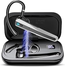 Bluetooth Headset V5.3, Wireless Headset with ENC Noise Canceling Mic - Image 1